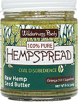 Wilderness Poets Hempspread Raw Hemp Seed Butter